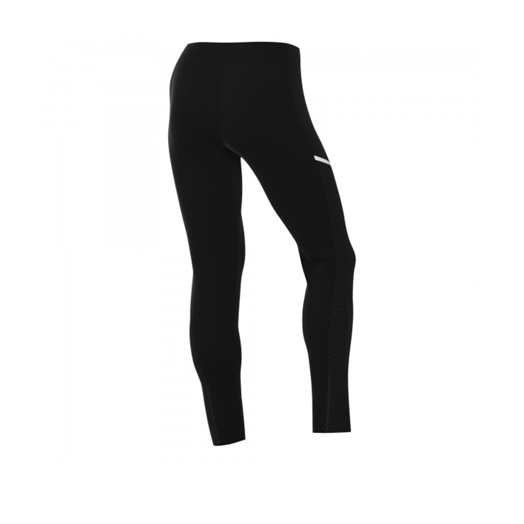 Le pantalon de jogging Academy est un pantalon de sport noir doté d'un logo Nike blanc sur la cuisse gauche et d'une ceinture élastique. Ce pantalon long a une coupe slim.