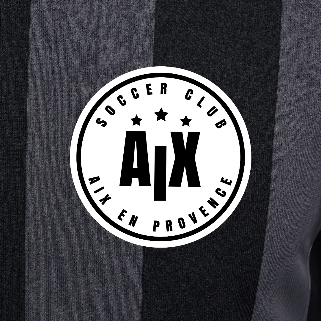 Détail Maillot Domicile 2025/2026 logo Soccer Club Aix-en-Provence Féminin