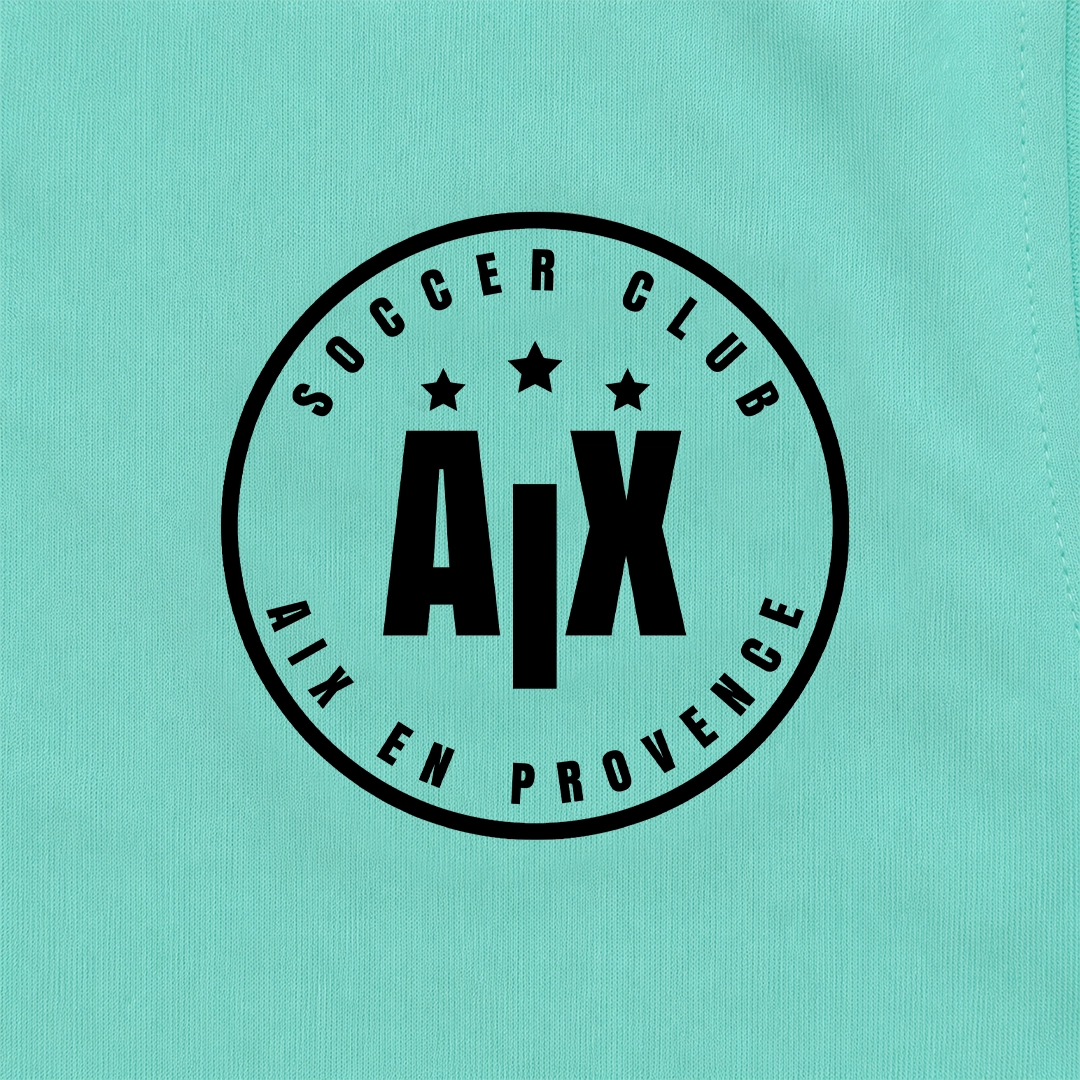 Détail Maillot Third 2024/2025 logo Soccer Club Aix-en-Provence Féminin