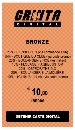 Carte digital Grinta SCAF Bronze