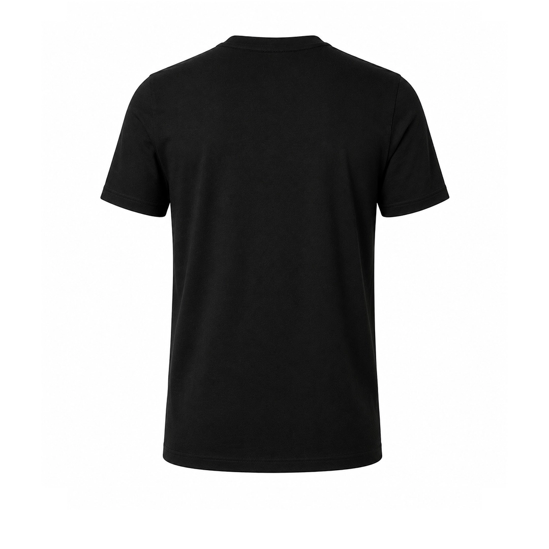 T-shirt Simple noir avec le logo AIX situé au niveau du centre